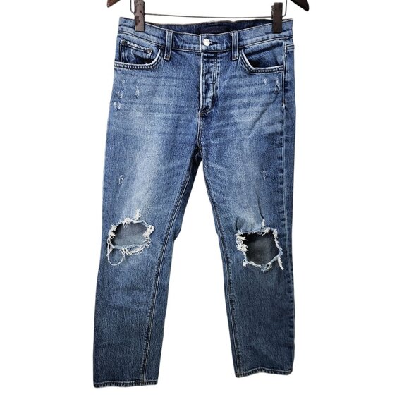 Joe's Jeans Button-Fly Mid-Rise Slim Boyfriend The Scout Womens‎ Size 27 - Picture 1 of 11